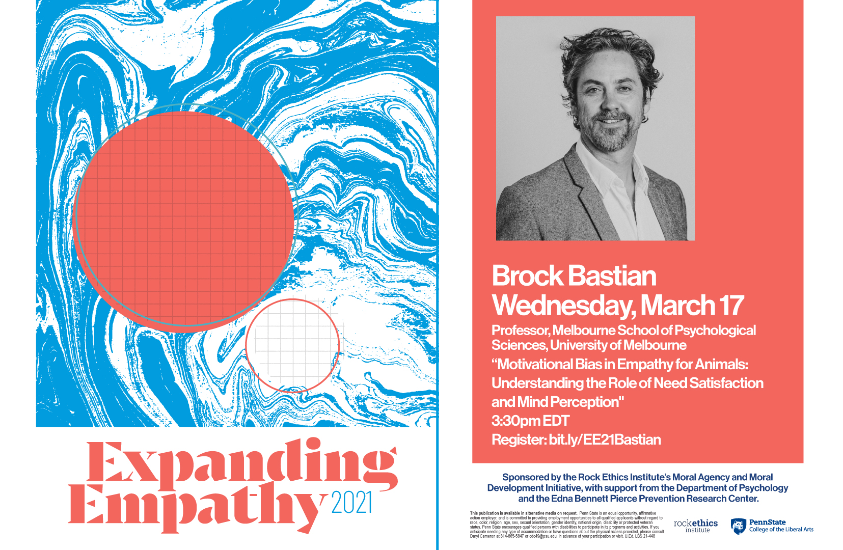 Image of Brock Bastian Expanding Empathy flyer