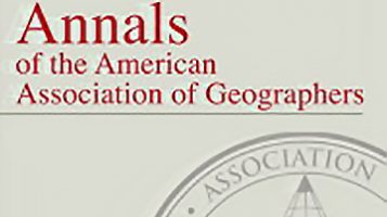 Annals Of The American Association Of Geographers journal cover