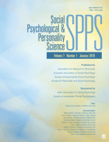 Social Psychological and Personality Science Cover